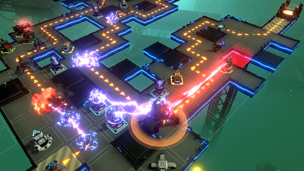 铁壁矩阵：轴突塔防 Axon TD Uprising – Tower Defense 安装 色中文版-绿色游戏网