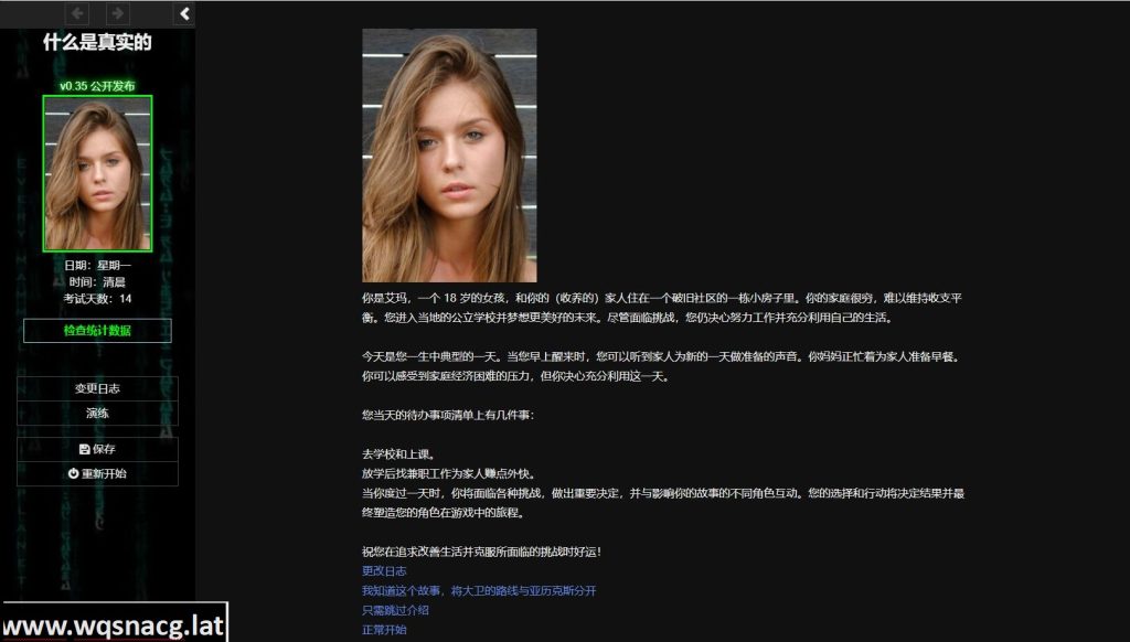 [现实真人HTML浏览器汉化] 什么是真实的？What is real 0.92 christmas edition 浏览器中文7.5G游戏中文版下载|无需安装解压即玩-绿色游戏网