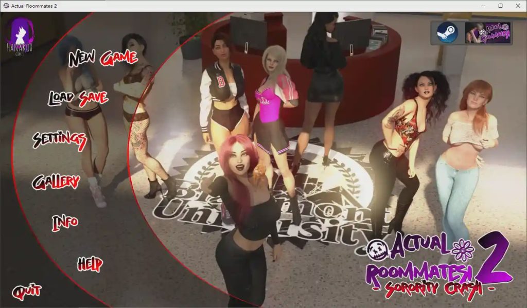 [SLG/汉化] 实际室友2-联谊会崩溃 Actual Roommates 2 – Sorority Crash [Ch.1 Public]游戏中文版下载|无需安装解压即玩-绿色游戏网