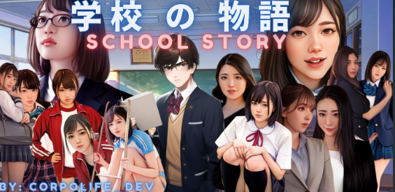 [HTML真人亚洲风游戏/机翻润色]学校の物语 Gakko No Monogatari – School Story [ v0.17 [12G]游戏中文版下载|无需安装解压即玩-绿色游戏网